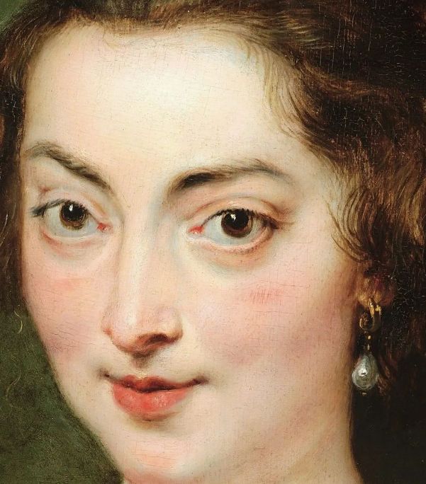 Detail of Portrait of a Woman (1620-1630) by Peter Paul Rubens 