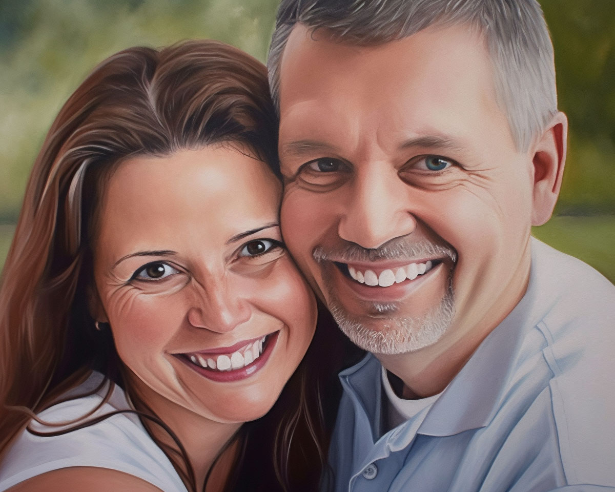 Custom Hand Painted Family Portraits in Oil from Your Photos oil ...