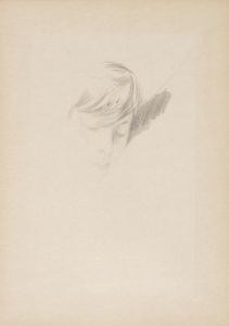 Study of the head of a lady