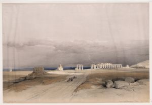Ruins of the Memnonium, Thebes. Dec. 5th, 1838.