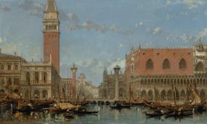 Piazza of St Mark from the Canal, Venice