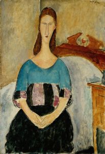 Portrait of Jeanne Hebuterne, Seated