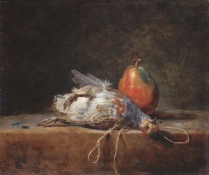 Still Life With Partridge And Pear