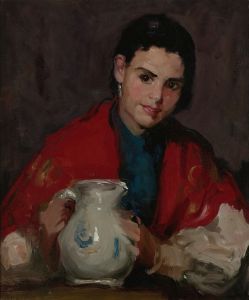 Segovia Girl Holding Pitcher