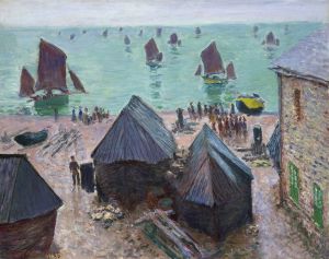 The Departure of the Boats, Étretat