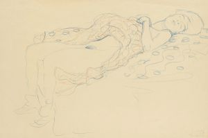 Liegender Halbakt nach rechts