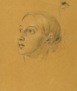 Kopfstudie zu ‘Arindal und Daura’