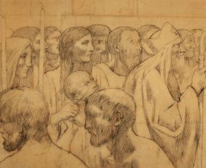 Mural Study for Fresco of St. Genevieve