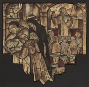 Ontwerp voor raam in het Stadhuis in Amsterdam 3