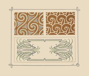 Abstract design based on swirls.