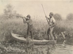 Study for Rail Shooting from a Punt