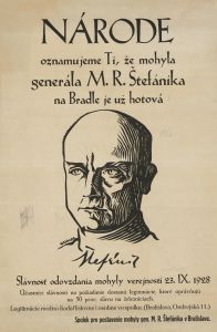 Národe oznamujeme ti, že mohyla generála M. R. Štefánika je už hotová