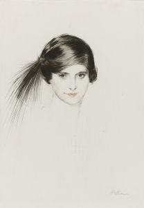 Head of Helena Rubinstein With Egret Feathers