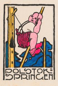 Vignet `Polstok-Springen’