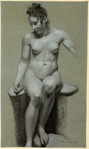 Seated Female Nude
