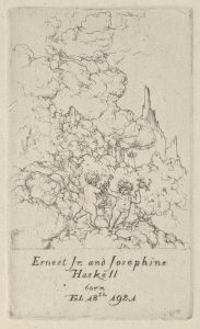 Birth of Ernest Jr., and Josephine Haskell