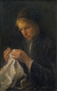 Woman Sewing