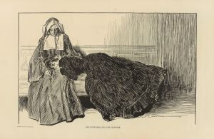 She contemplates the cloister