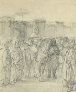 Study for ‘The Sultan of Morocco and His Entourage’