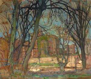 Spring Sun ; Castle Ruin; Brederode