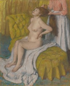 Woman Having Her Hair Combed