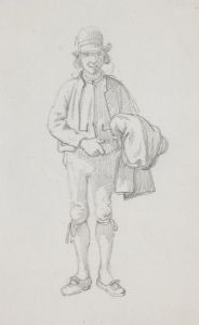 Stående svensk bondekarl