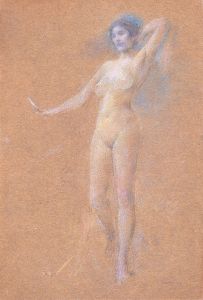Standing Nude Figure of a Girl