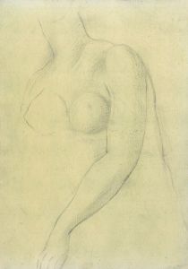 Sketch of a Female Nude Resembling the Medici Venus