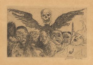 De hoofdzonden gedomineerd door de Dood