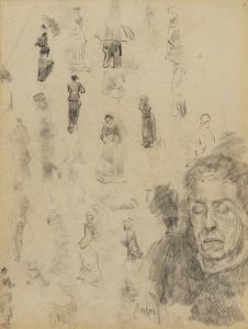 Ensors slapende moeder en figuren