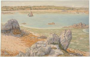 Embouchure du Trieux. Marée basse. Loguivy