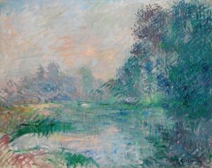 Bord de l’Eure, effet du matin