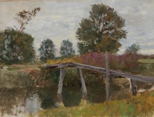 Alter Steg in Langenpreising