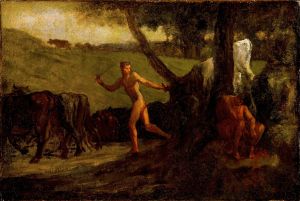 Study For ‘mercury Leading The Cows of Argus To Water’