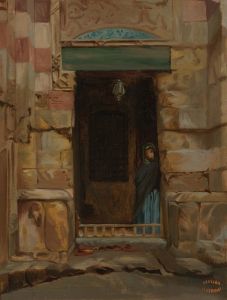 Arab Woman in a Doorway