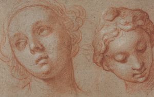 Two Female Heads